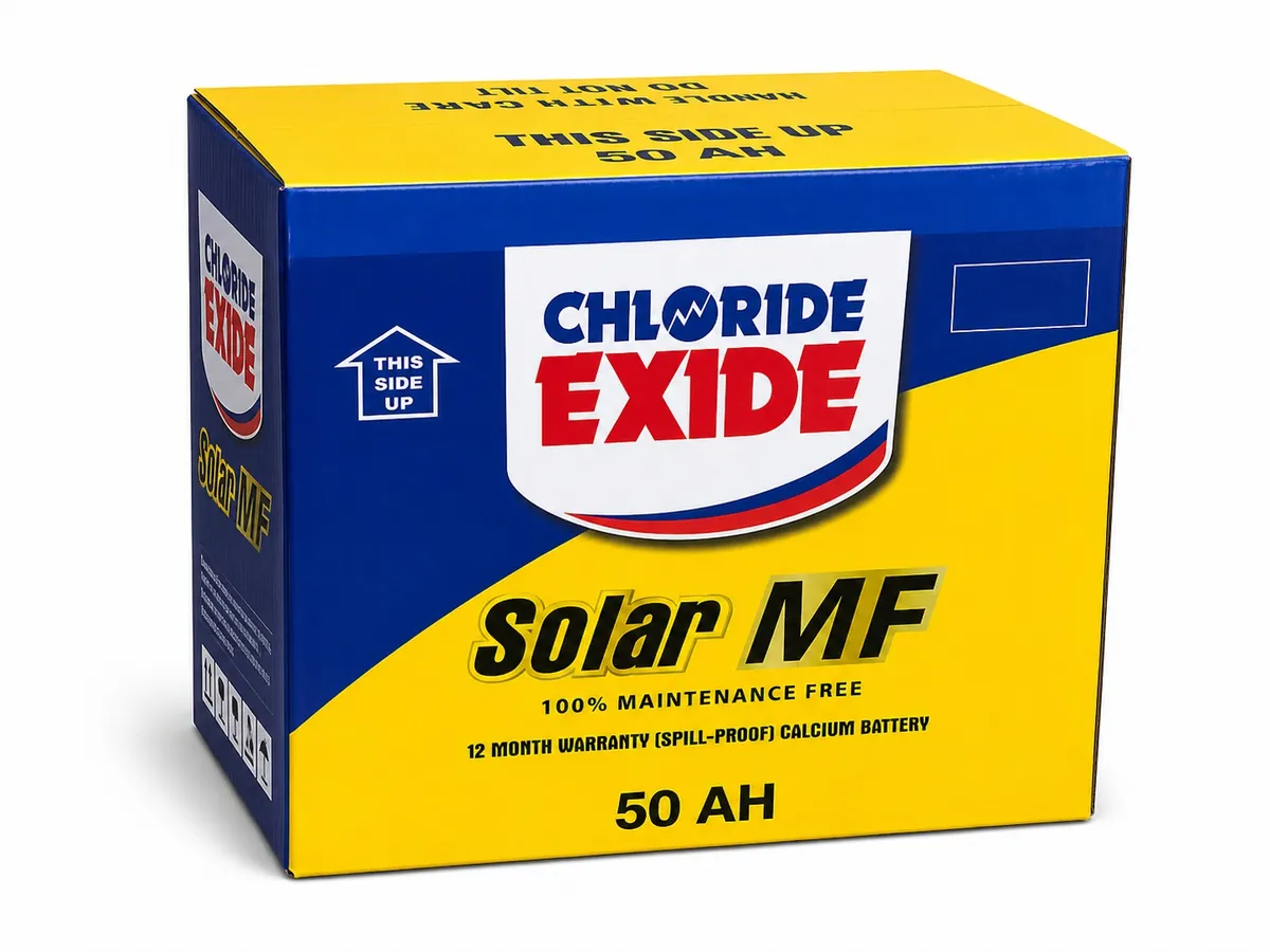 Chloride Exide Solar MF 12V 50Ah Battery