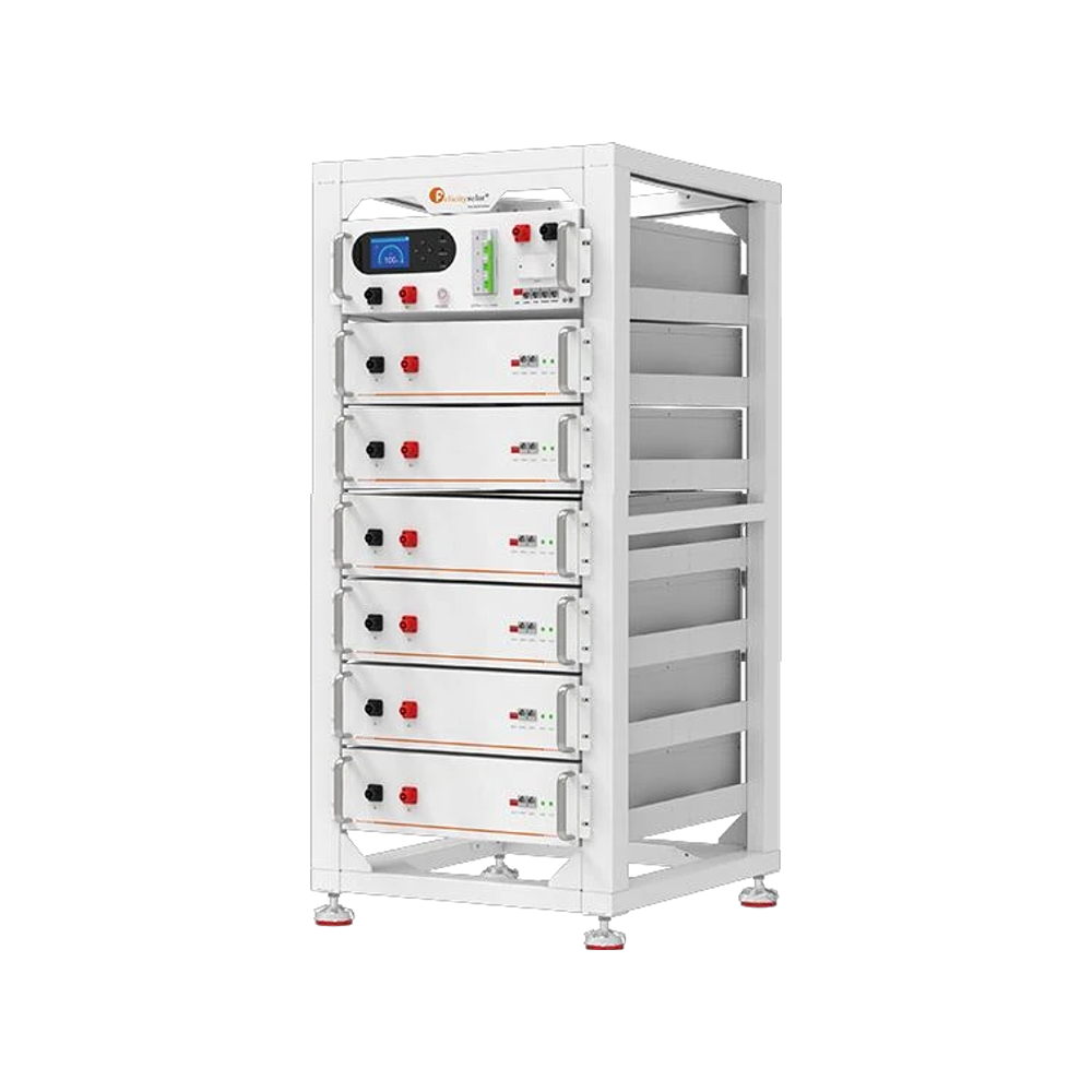 Felicity Solar 61.44kWh HV Battery Set — controller + 12×5.12kWh + rack